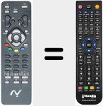 T&eacute;l&eacute;commande pour remplacer REMCON451